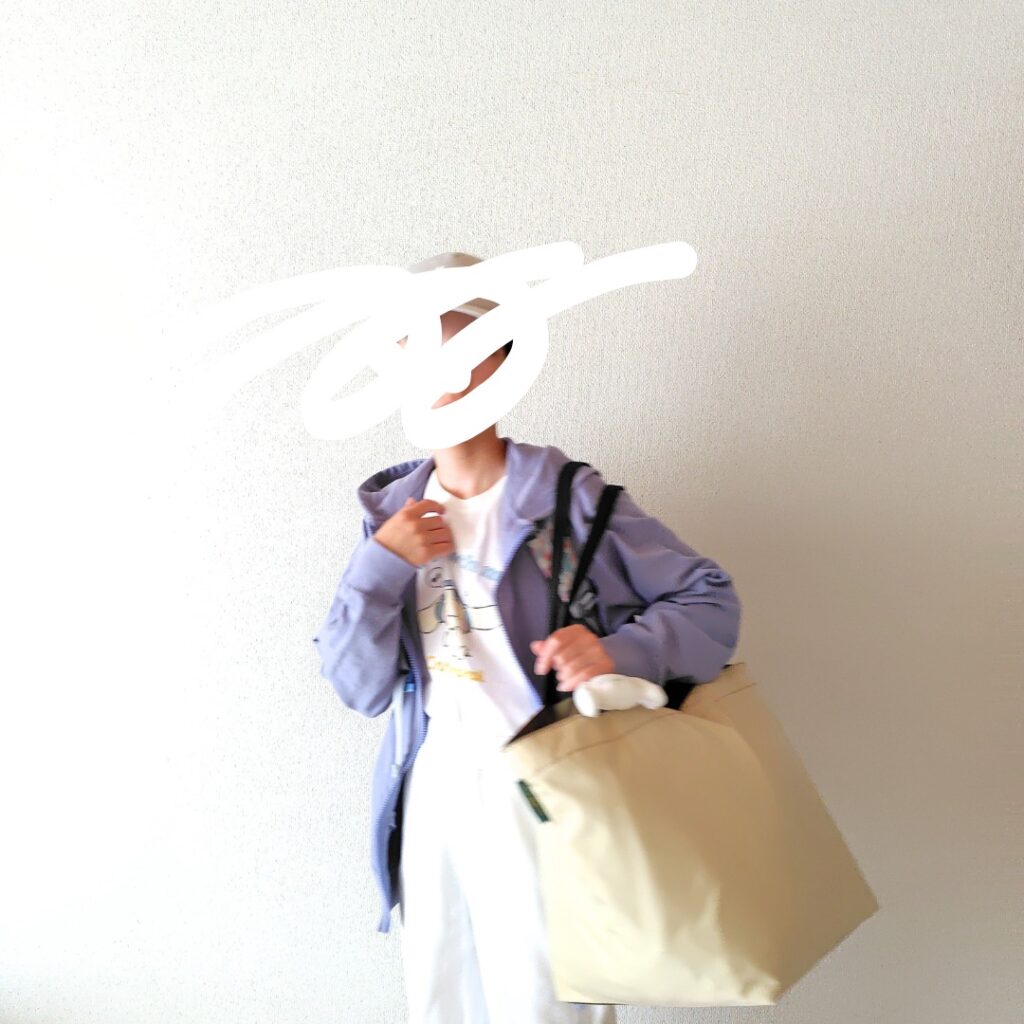 荷物を持ってリハーサル完了